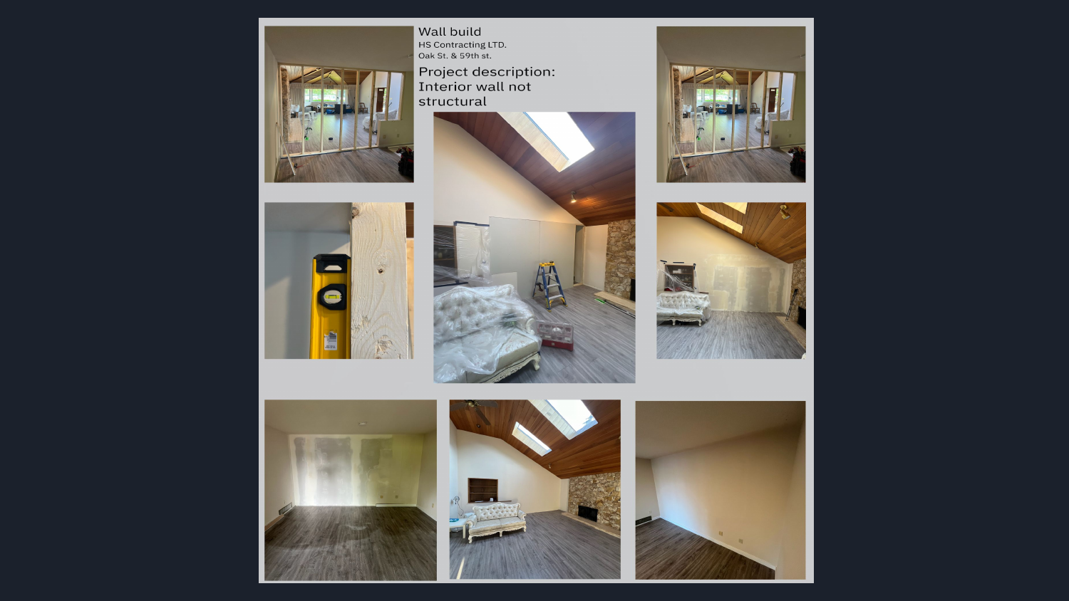 Concrete forming and structural repair project