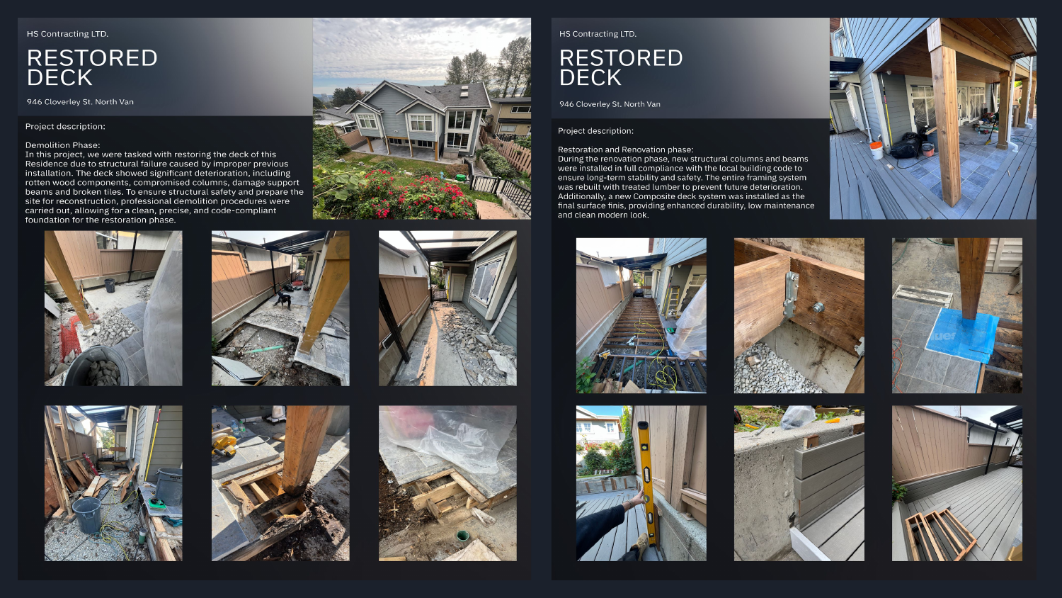 Deck restoration project from Casa Fuerte portfolio